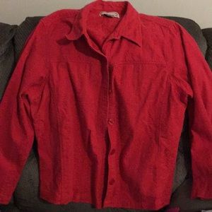 Red Cotton blazer